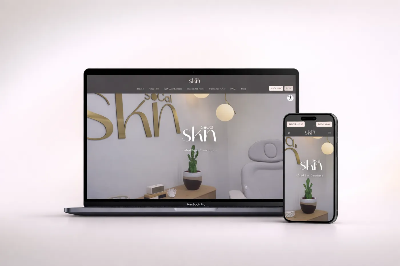SoCal Skin Aesthetics website built by Medi-Edge Marketing