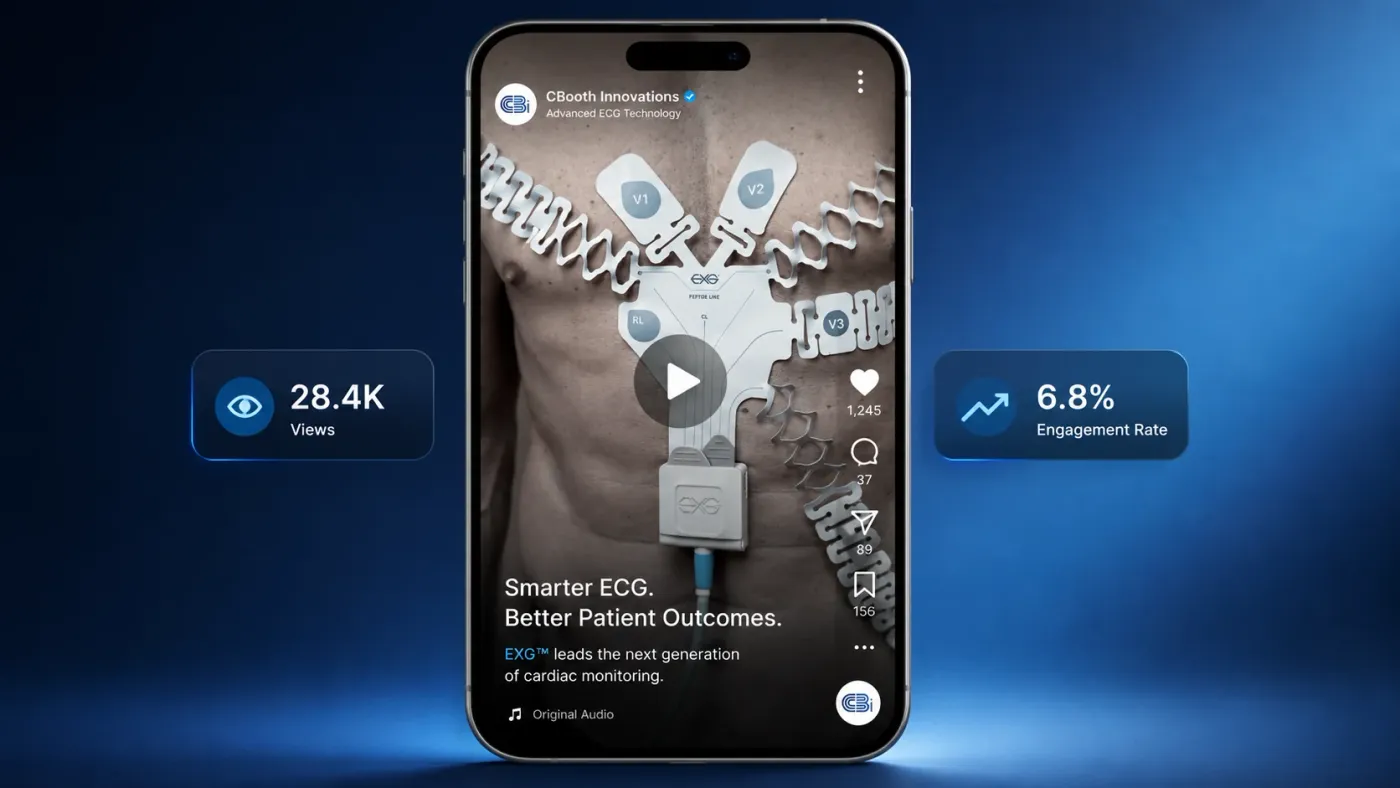 C-Booth Innovations social media content by Medi-Edge Marketing